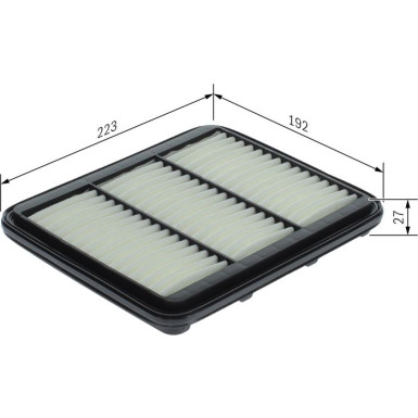 Luftfilter F 026 400 167 Luftfilter F 026 400 167