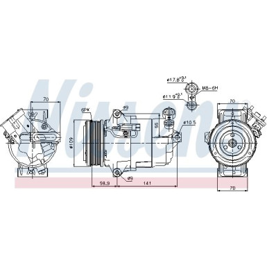 Kompressor PKW OPEL ASTRA H 04 FIRST FIT 89041
