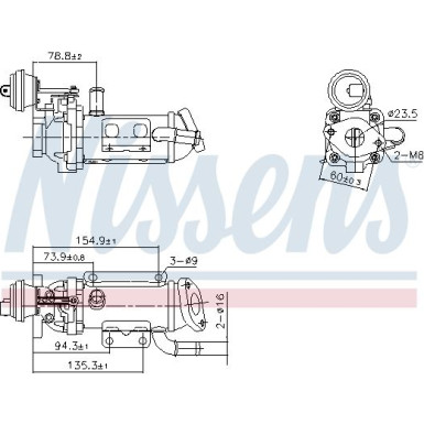 Kühler,Abgasrückführung NISSAN Primstar,RENAULT,OPEL 01 989289