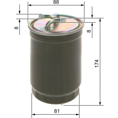 Kraftstofffilter 0 450 906 172