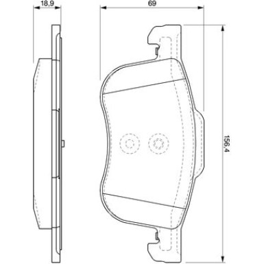 Bremsklötze VOLVO V70,S60,S80,XC70 0 986 424 540 Bremsklötze VOLVO V70,S60,S80,XC70 0 986 424 540