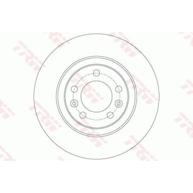 71 482 014 Bremsscheibe HA DF6134 71 482 014 Bremsscheibe HA DF6134