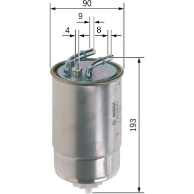 Kraftstofffilter F 026 402 051 Kraftstofffilter F 026 402 051