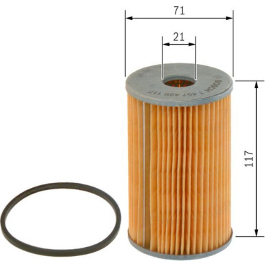 Ölfilter CHEVROLET,CHRYSLER,CLASS,DAF,FORD 1457429117