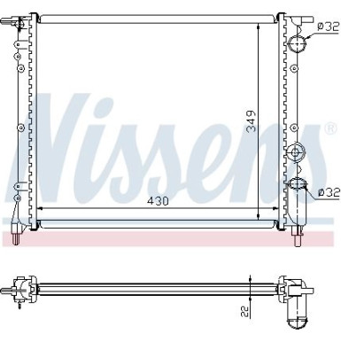 Wasserkühler PKW 63919 Wasserkühler PKW 63919