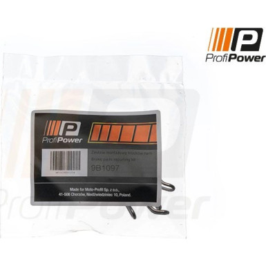 PROFIPOWER Zubehörsatz, Scheibenbremsbelag 9B1097 PROFIPOWER Zubehörsatz, Scheibenbremsbelag 9B1097
