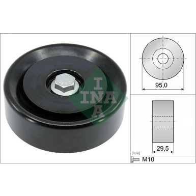 Umlenk-/Führungsrolle, Keilrippenriemen 532 0959 10