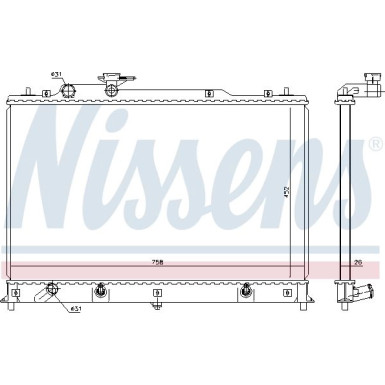 Wasserkühler PKW 68524 Wasserkühler PKW 68524