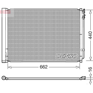 DENSO Klimaanlagenkühler DCN05032 DENSO Klimaanlagenkühler DCN05032