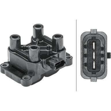 HELLA Zündspule 5DA 358 168-491