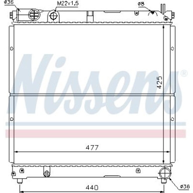 Wasserkühler PKW 64164 Wasserkühler PKW 64164