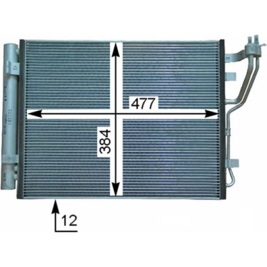 Kondensator, Klimaanlage AC 709 000P