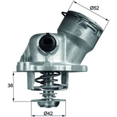 Kennfeldthermostat mit Dichtung TM 29 100D Kennfeldthermostat mit Dichtung TM 29 100D