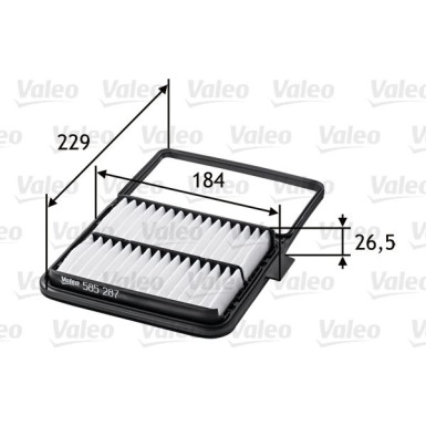 VALEO Luftfilter 585287