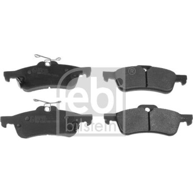 FEBI BILSTEIN Bremsbelagsatz, Scheibenbremse | 116283