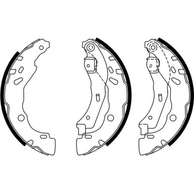 0 986 487 940 Bremsbackensatz 0 986 487 940 Bremsbackensatz