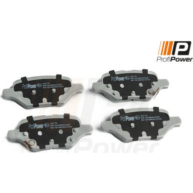 PROFIPOWER Bremsbelagsatz, Scheibenbremse 1B2170