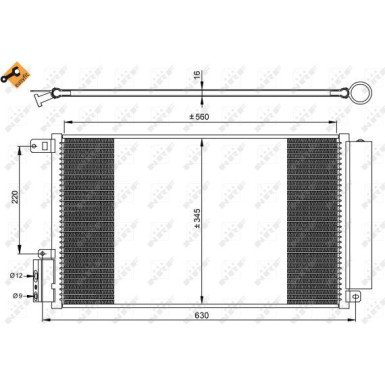 Kondensator, Klimaanlage EASY FIT 35939