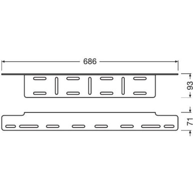 LEDriving LICENSE PLATE BRACKET AX | Osram | LED Zubehör | LEDDL ACC 103
