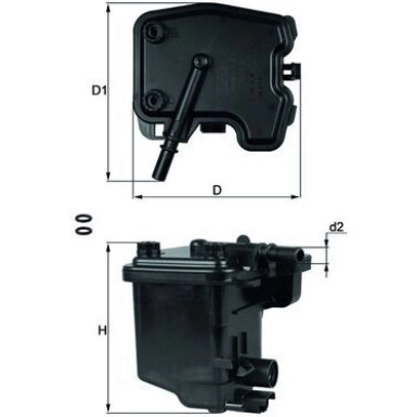 MAHLE Kraftstofffilter | KL 431D