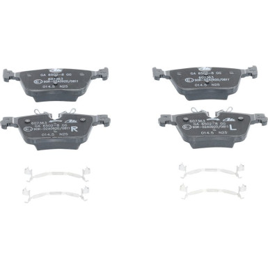 ATE Bremsbelagsatz, Scheibenbremse ATE Bremsbelagsatz, Scheibenbremse