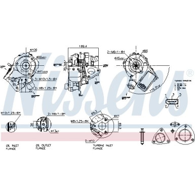Nissens Turbo FORD Ranger,Transit 06 FACTORY NEW 93412