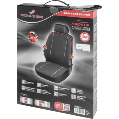 Autositzbezug 1VS 2tlg 1NS | graphit, Modulo | 13555 Autositzbezug 1VS 2tlg 1NS | graphit, Modulo | 13555