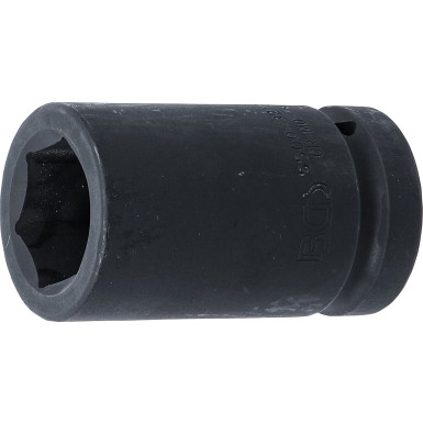 BGS Kraft-Steckschlüssel-Einsatz Sechskant, tief | Antrieb Innenvierkant 25 mm (1"""") | SW 32 mm | 5500-32