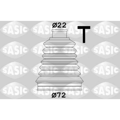 SASIC Faltenbalgsatz, Antriebswelle | 2933123