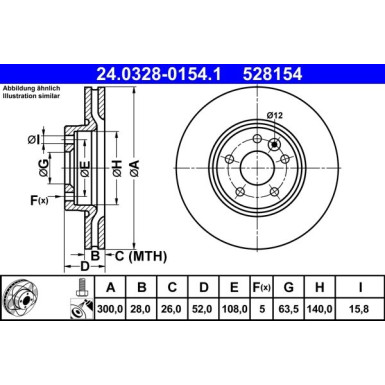 Bremsscheibe PowerDisc 24.0328-0154.1 Bremsscheibe PowerDisc 24.0328-0154.1