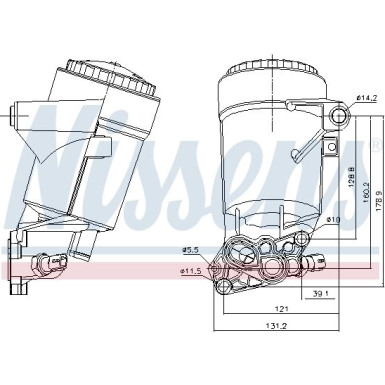 Ölkühler PKW Renault Trafic II 2.5 DCi 01 FIRST FIT 91338