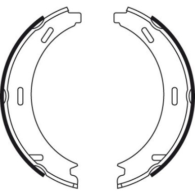 15 461 010 Bremsbacken | MERCEDES,CHRYSLER 01 | GS8481