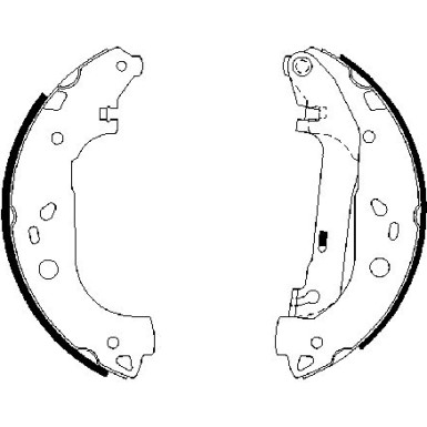 0 986 487 667 Bremsbackensatz