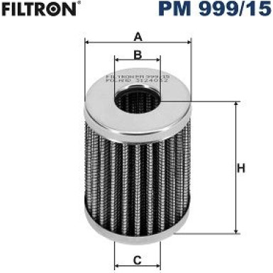 FILTRON Kraftstofffilter | PM 999/15
