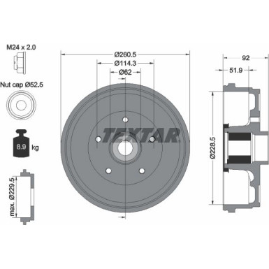 Bremstrommel | 94047500 Bremstrommel | 94047500
