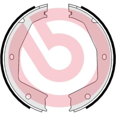 Bremsbackensatz HA JAGUAR XJ, XK 85-06 ESSENTIAL LINE S 24 550 Bremsbackensatz HA JAGUAR XJ, XK 85-06 ESSENTIAL LINE S 24 550