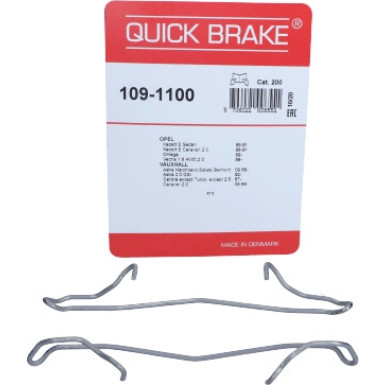 391-1100 Montagesatz f.Bremsklötze | OPEL Kadett,Vectra,Astra,Omega 85 | 109-1100