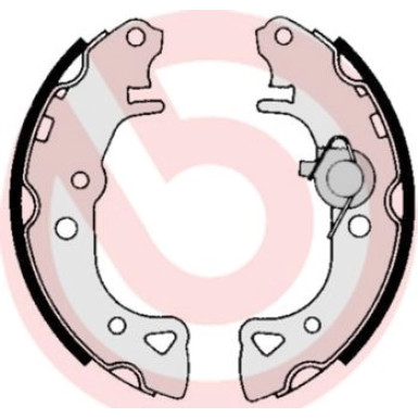 Bremsbackensatz HA CITROEN AX, Saxo PEUGEOT 106 86-05 ESSENTIAL LINE S 61 516