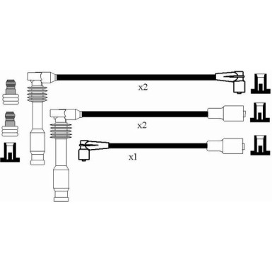 0812 Zündleitungssatz