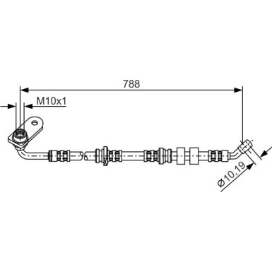 Bremsschlauch | SUZUKI Grand Vitara | 1987476934