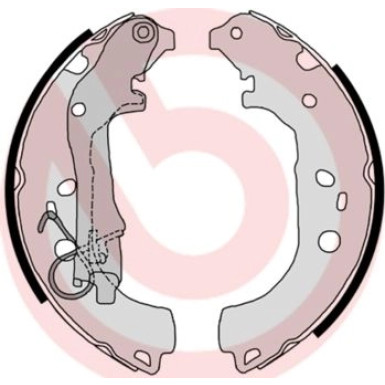 Bremsbackensatz HA FIAT Doblo 09 ESSENTIAL LINE S 23 518