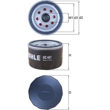 MAHLE Ölfilter | OC 467