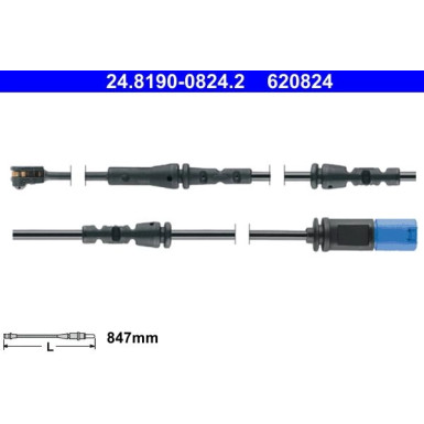 24.8190-0824.2 Warnkontakt, Bremsbelagverschleiß 24.8190-0824.2 Warnkontakt, Bremsbelagverschleiß