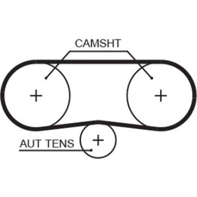 Zahnriemensatz inkl.Wapu | VW Bora, Golf IV,SEAT Leon 1,4 16V | KP15565XS-1