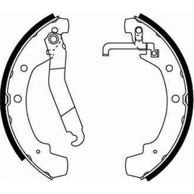 17 461 019 Bremsbacken | VW LT 81 | GS8511