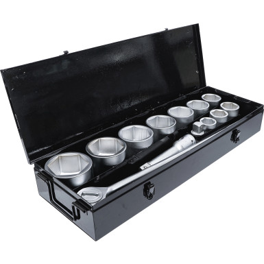 BGS Steckschlüssel-Satz | Antrieb 25 mm (1"""") | SW 36 - 80 mm | 15-tlg | 15111