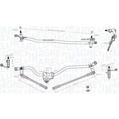 085570750010 Wischergestänge