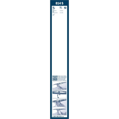 BOSCH | Wischerblatt 814S | TWIN-Standard | 3397001814