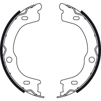 GS8784 Bremsbackensatz, Feststellbremse