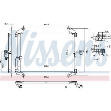 Kondensator PKW CITROEN Jump.,FIAT Duc.,PEUG Boxer FIRST FIT 94700
